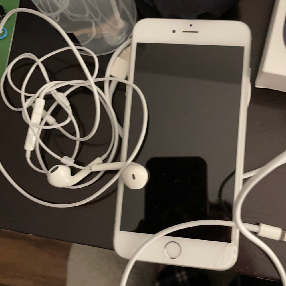 iPhone6 or 6 + few scratches at base; works great!